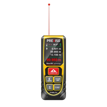 MEDIDOR DE DISTANCIA LÁSER, 100 METROS MODELO PXP100LCU - PREXISO