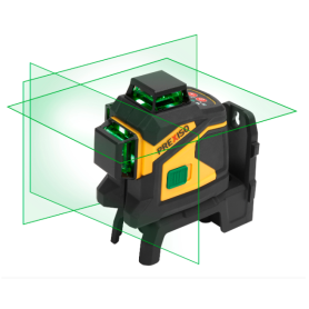 NIVEL LÁSER CONO MULTILÍNEAS VERDES 360°, MODELO PXPLC3-360G - PREXISO