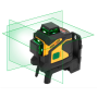 NIVEL LÁSER CONO MULTILÍNEAS VERDES 360°, MODELO PXPLC3-360G - PREXISO