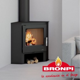 ESTUFA DE LEÑA BRONPI RINCÓN MODELO LERMA