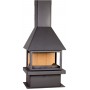 CHIMENEA METALICA DE LEÑA LACUNZA MODELO CM 300