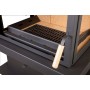 CHIMENEA METALICA DE LEÑA LACUNZA MODELO CM 300