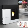 ESTUFA DE PELLET EXTRAPLANA BRONPI MODELO CLARA 12 KW