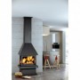 CHIMENEA METALICA DE LEÑA LACUNZA MODELO CM 300