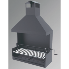 BARBACOA DE CARBÓN Y LEÑA MODELO BVE-102 FM