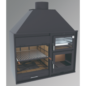 BARBACOA HORNO MODELO FUSIÓN 160 DE FM