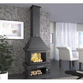 CHIMENEA LEÑA FM MODELO C-200 K