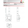 CHIMENEA LEÑA FM MODELO C-200 K