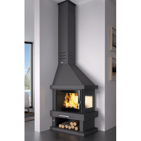 Chimenea Leña 2 Caras FM Modelo C-302 DK