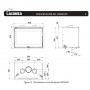 ESTUFA DE LEÑA INSERTABLE LACUNZA MODELO LOIRE 800