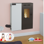 ESTUFA DE PELLET BRONPI MODELO MINERVA SLIM