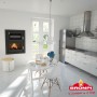 ESTUFA DE LEÑA CON HORNO BRONPI MODELO MURANO-E