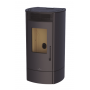 ESTUFA DE PELLET BRONPI MODELO TREBOL-NEGRO CON WIFI INCLUIDO DE SERIE