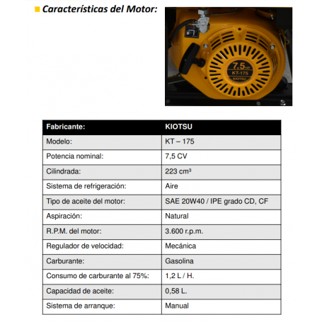 GENERADOR GASOLINA AYERBE ENERGEN EN4000