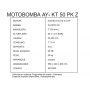 MOTOBOMBA LIQUIDOS ESPECIALES AYERBE 50 PKZ MOTOR KIOTSU AUTOASPIRANTE