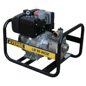 MOTOBOMBA LIQUIDOS ESPECIALES AYERBE 50 INOXIDABLE MOTOR LOMBARDINI AUTOASPIRANTE