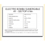 ELECTROBOMBAS SUMERGIBLES - AYERBE 320 TOP 4 Nm