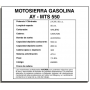 MOTOSIERRA PROFESIONAL AYERBE MTS 550