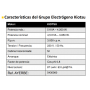 GRUPOS ELECTROGENOS 3000 r.p.m. GASOLINA - AYERBE 5000 KT INS E