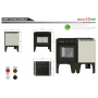 ESTUFA DE PELLETS OSIRS 10 DE FERLUX
