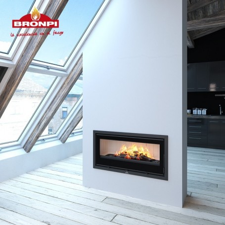 ESTUFA DE LEÑA INSERTABLE BRONPI MODELO CAIRO 110