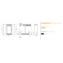 ESTUFA DE PELLETS METLOR MODELO SLIM DESIGN 22