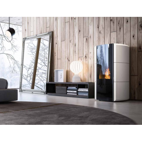 ESTUFA DE PELLETS GIROLAMI MODELO CURVY 12