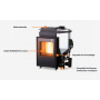 CHIMENEA HÍBRIDA AUTOMÁTICA DE LEÑA Y PELLET GIROLAMI MODLEO TI SLIM 14