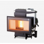CHIMENEA HÍBRIDA AUTOMÁTICA DE LEÑA Y PELLET TI SLIM PANORAMA 14