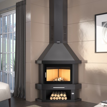 CHIMENEA LEÑA RINCÓN FM MODELO C-200-RK