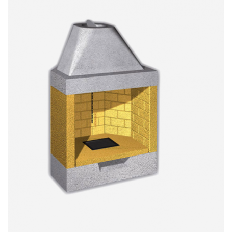 CHIMINEA REFRACTARIA GIROLAMI MODELO GK 80 RF