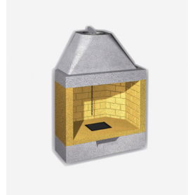 CHIMENEA REFRACTARIAS GIROLAMI MODELO GK 120 MAX RF