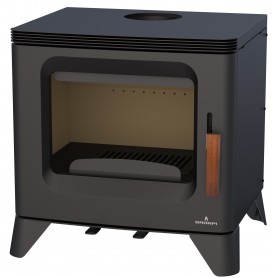 ESTUFA FRONTAL A LEÑA MODELO ORLY DE BRONPI