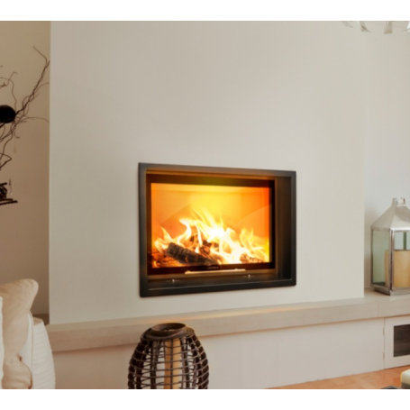 CHIMENEA CALEFACTORA PARA RINCÓN MODELO ITACA 80 R12 ECO - LACUNZA