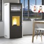 ESTUFA DE PELLET CON HORNO BRONPI MODELO NOA HORNO
