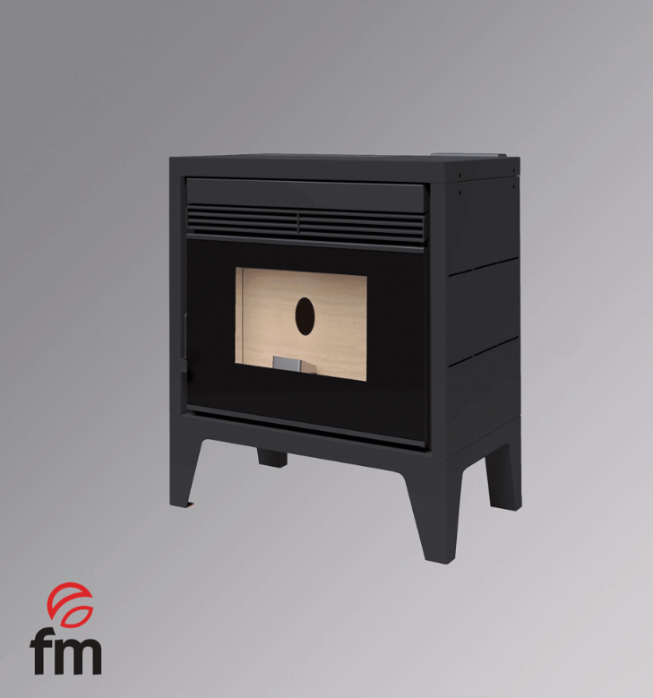 ESTUFA DE PELLETS AIRE FRONTAL 11,5KW FM MODELO BP-170 K