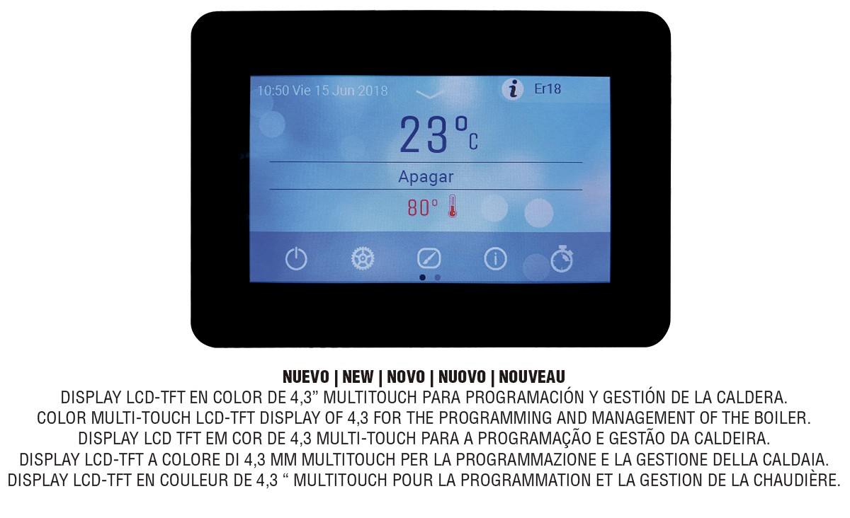 CALDERA PELLET BRONPI MODELO HYDROCONFORT 23 KW - Imagen 5