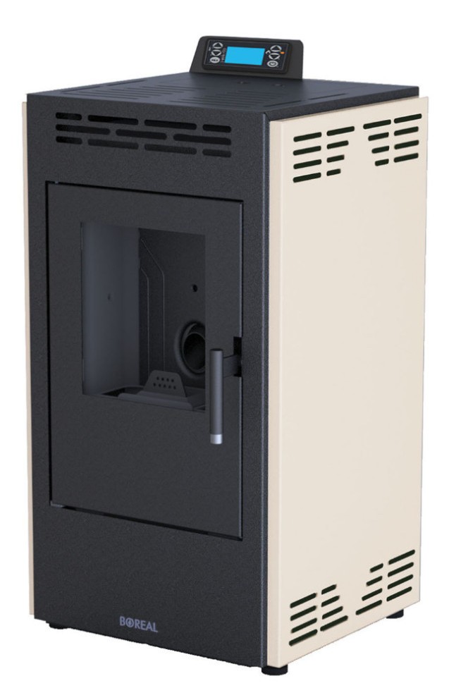ESTUFA DE PELLET SIN CÁMARAS BOREAL MODELO BOREAL 9 KW - Imagen 2