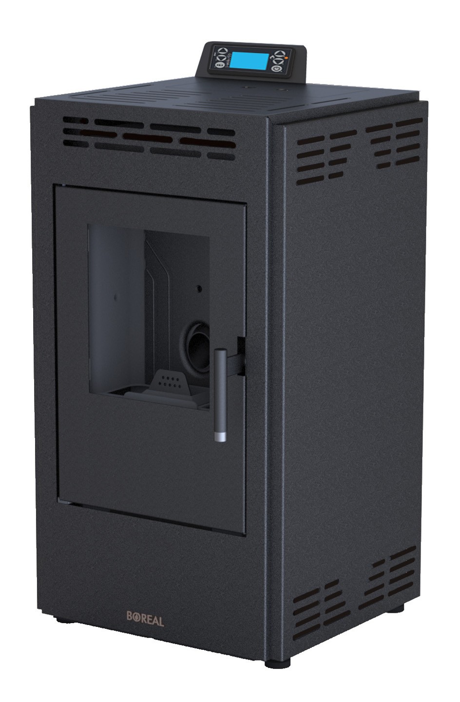 ESTUFA DE PELLET SIN CÁMARAS BOREAL MODELO BOREAL 9 KW - Imagen 4