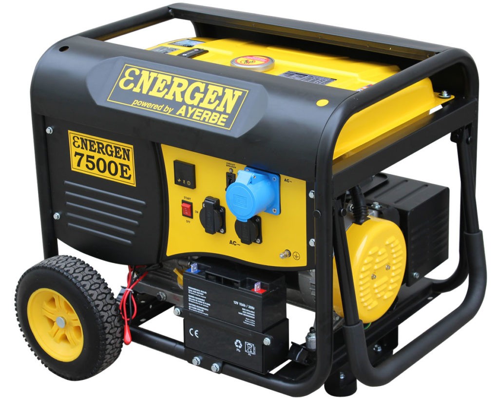 GENERADOR AYERBE ENER-GEN 7500 MOTOR KIOTSU 190 ELECTRICO