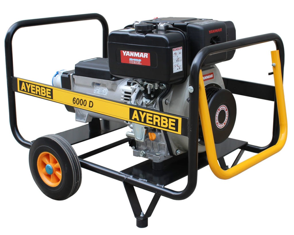 GRUPOS ELECTROGENOS 3000 R.P.M. DIESEL - AYERBE 6000 D