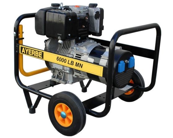 GENERADOR DIESEL LOMBARDINI 6000 MONOFÁSICO - Imagen 2