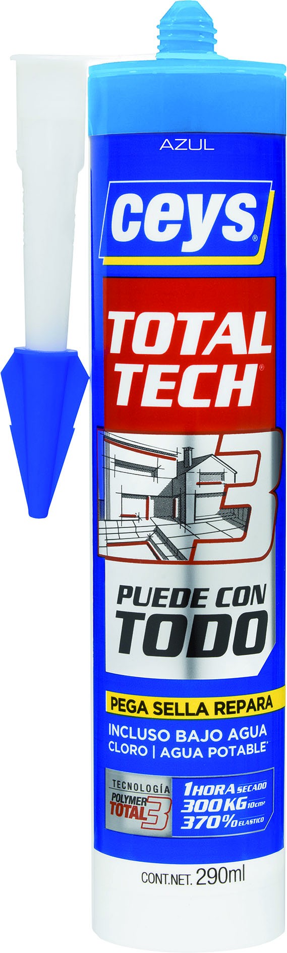 ADHESIVO SELLADOR TOTAL TECH COLORES 290 ML - Imagen 6