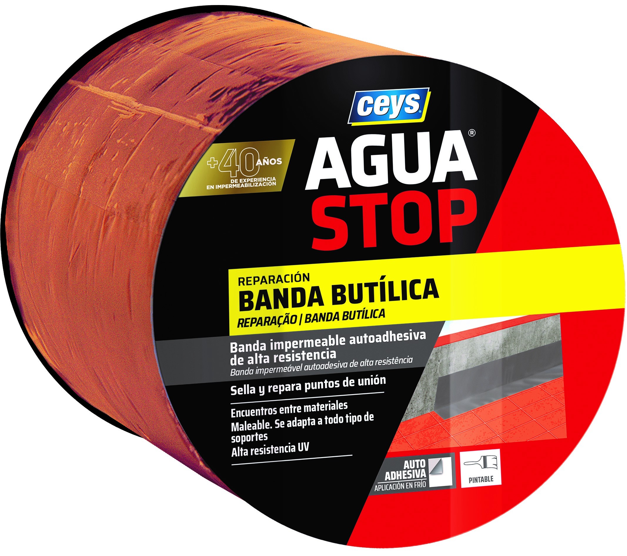AGUA STOP BANDA BUTILICA IMPERMEABLE CEYS TEJA