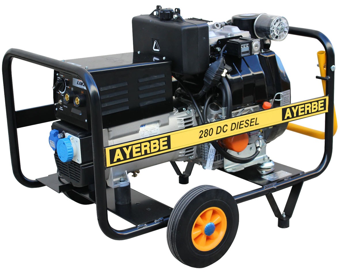 GRUPOS ELECTRÓGENOS Y MOTOSOLDADURAS - AYERBE 280 DC