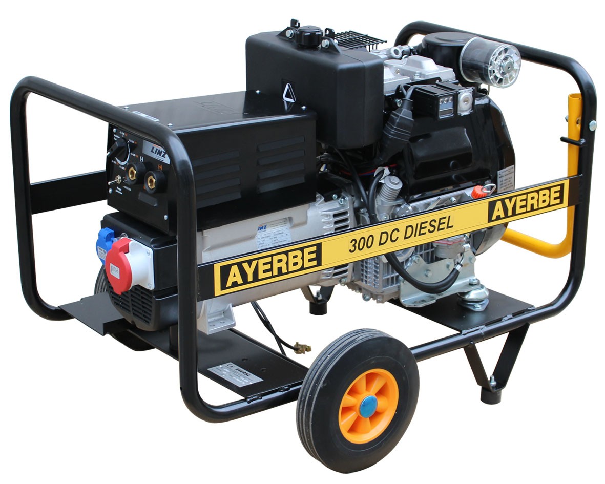 GRUPOS ELECTRÓGENOS Y MOTOSOLDADURAS - AYERBE 300 DC