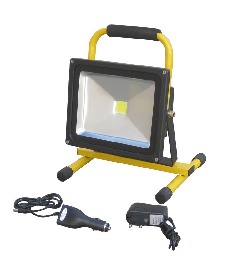 FOCO LED RECARGABLE CON SOPORTE AYERBE 20 W