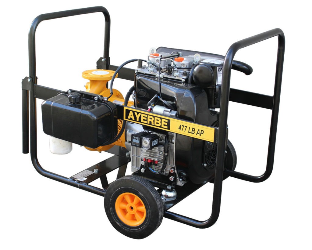 MOTOBOMBAS DIESEL - Motobomba de presion AY-477 AP Lombardini