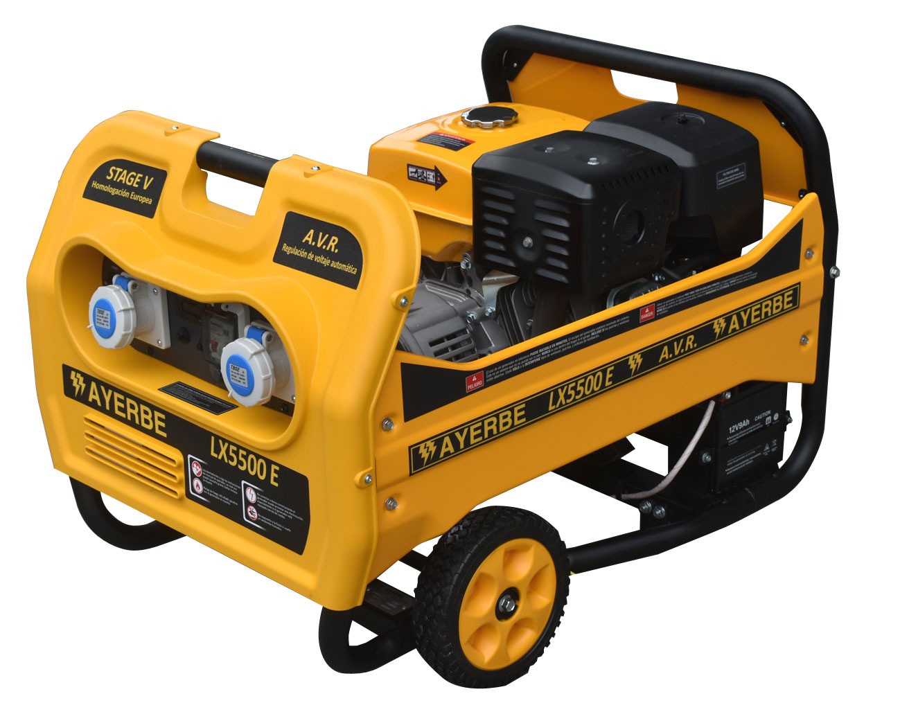 GENERADOR A GASOLINA AVR MOTOR KIOTSU LX5500 - Imagen 2