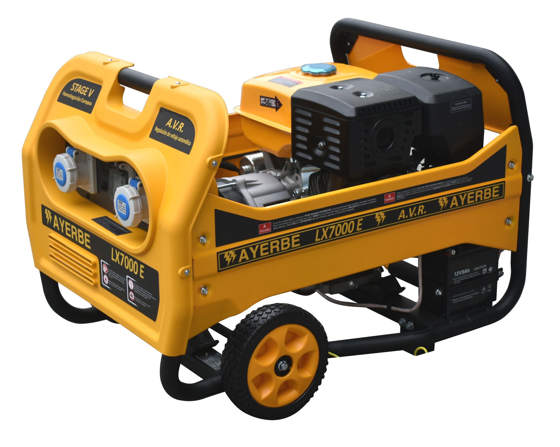 GENERADOR A GASOLINA AVR MOTOR KIOTSU LX7000 - Imagen 2